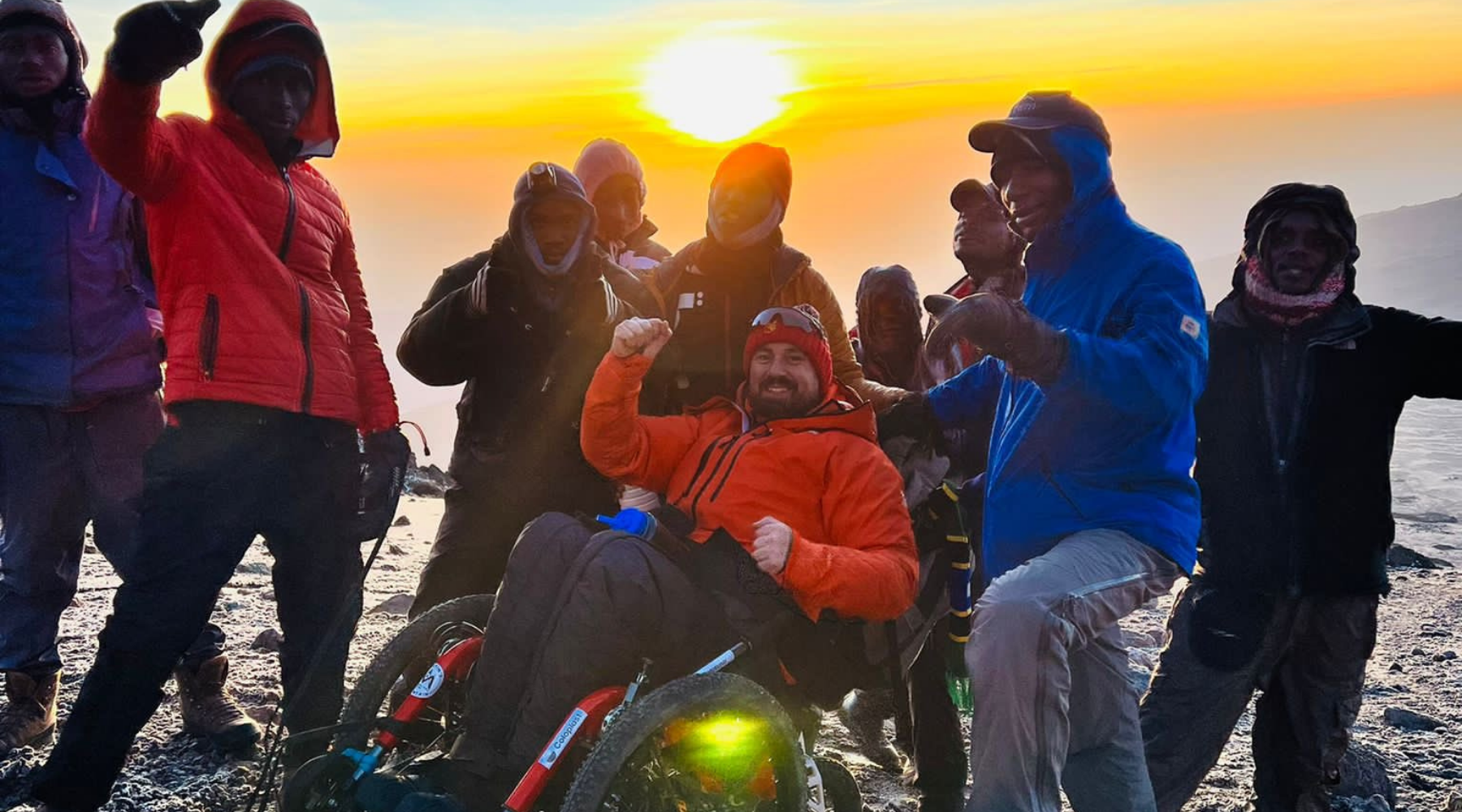 Inspirational GTC Customer Summits Kilimanjaro in Specially Adapted Wheelchair and Armed with Satellite Tracker and Phone