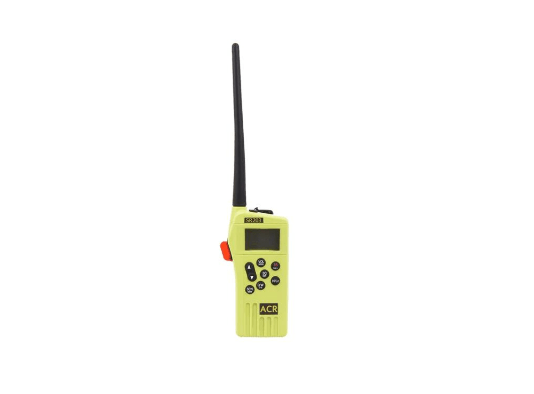 ACR SR203 GMDSS VHF Handheld Radio 2828 (With Battery and Charger)