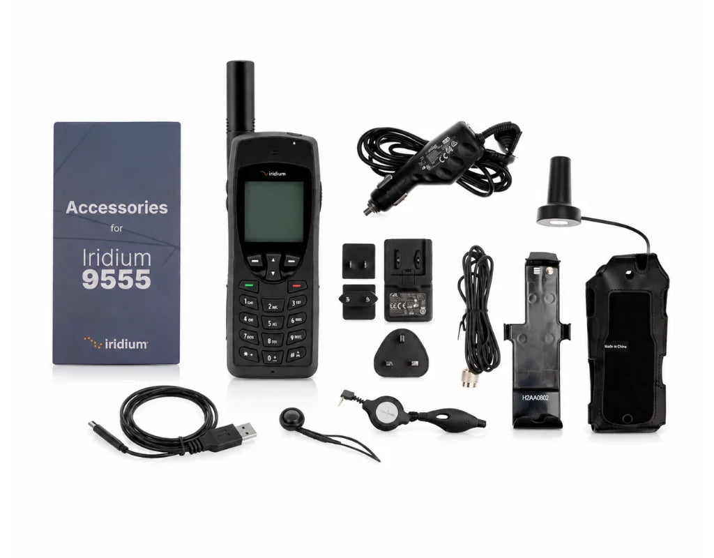 Iridium 9555 USB-C Satellite Phone + Accessory Kit With SIM Card - OSAT