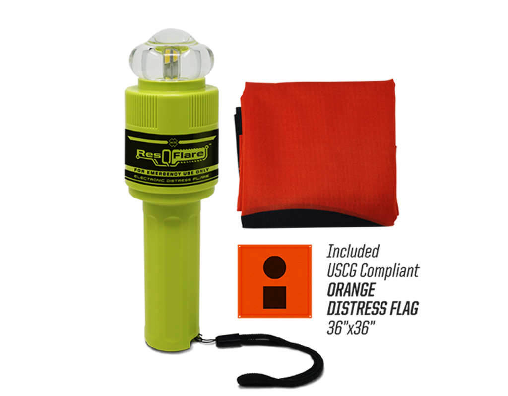 ACR ResQFlare USCG approved Distress Flare & Flag