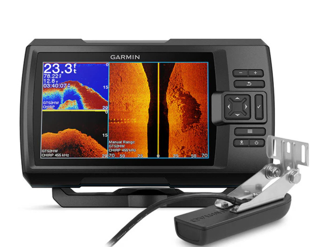 Certified Used Garmin Striker Vivid 7sv 7" Fishfinder GPS Track Plotter With GT52