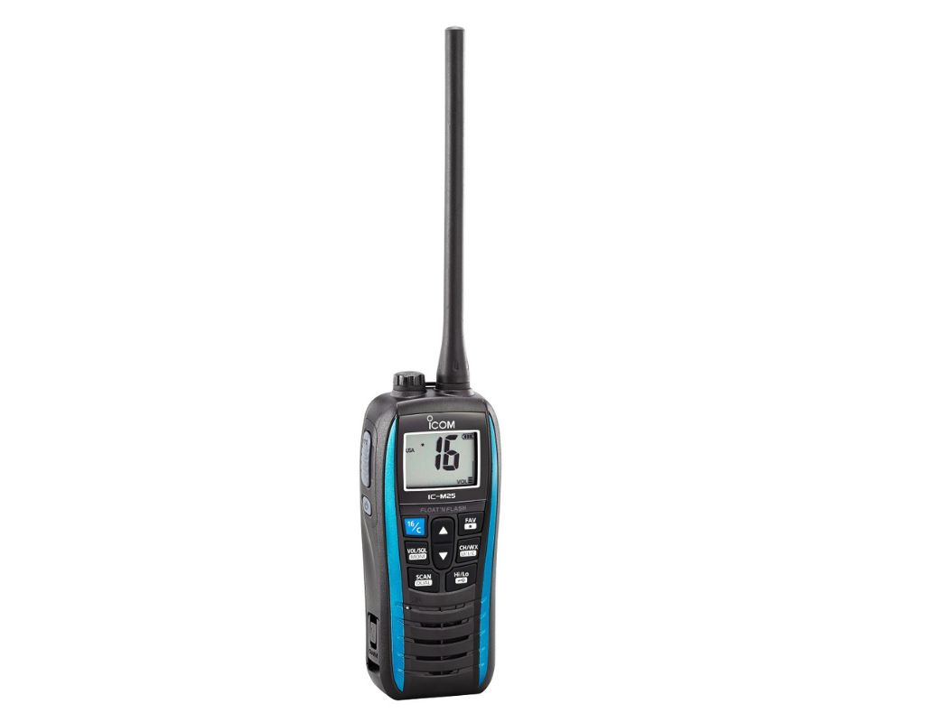 Icom M25 Floating Handheld VHF Marine Blue 6 Watts