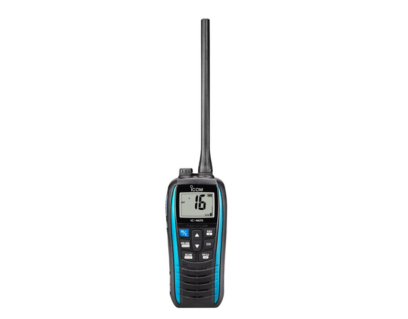 Icom M25 Floating Handheld VHF Marine Blue 6 Watts