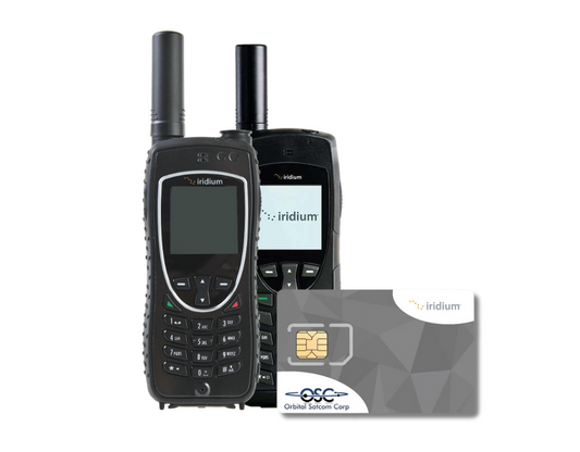 Iridium Standard Satellite Phone Pay Monthly Plans top ups