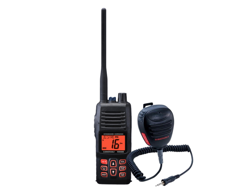 Standard Horizon HX400 5W Handheld VHF With CMP460 Speaker Microphone