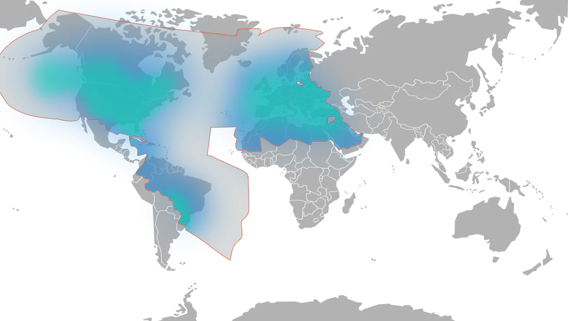Satellite Coverage Maps | Global Communication Solutions – OSAT