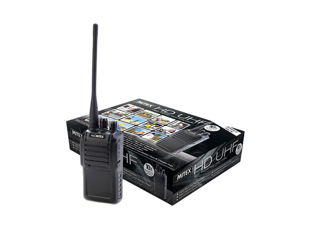 Mitex HD UHF Two-Way Radio (Single Pack)