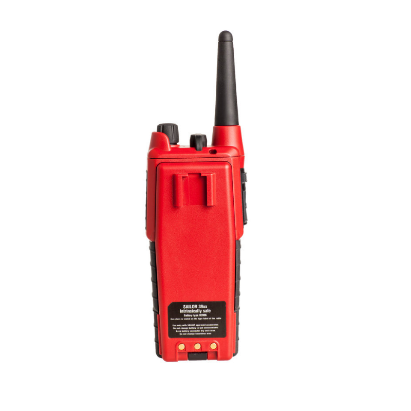 Cobham Sailor 3965 UHF Fire Fighter Radio - Back