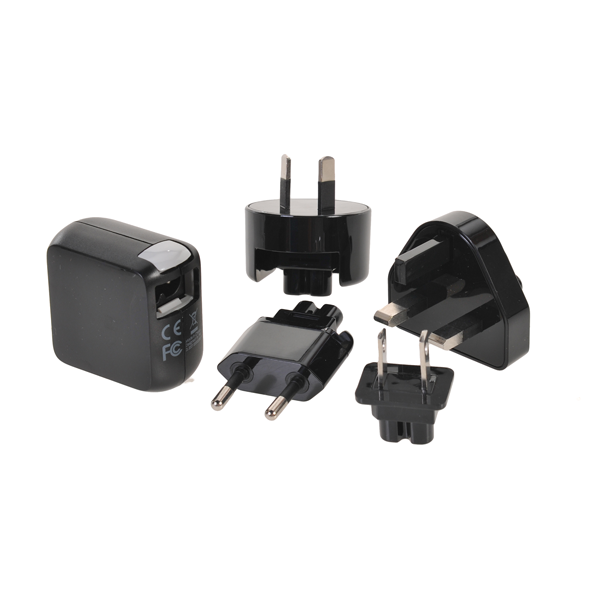 AC Charger with 4 International Adapters for the Iridium GO! Satellite Wi-Fi Hotspot