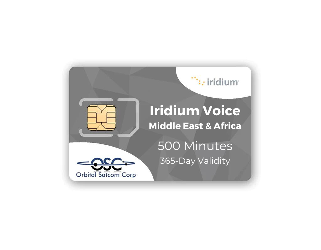 Iridium Sat Phone Prepaid SIMs
